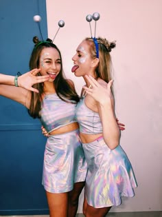 halloween alien costume holographic skirt and top set sexy outer space costume music festival wear c