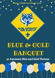 Blue And Gold Program Template Blue And Gold Invitation Cub Scouts