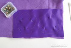 Supersoft Under The Sea Mermaid Crystal Purple Tail Costume Accessory