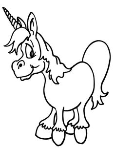 A Cute Unicorn Is An Amazing Free Coloring Worksheet For All Youngsters Who Are Crazy About Unicorns
