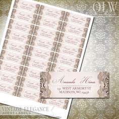 5162 label template free download