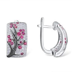 Heart Cut White Fire Opal Cubique Zircone Clous D/'Oreilles or Rose Mariage Bijoux Femme Cadeau