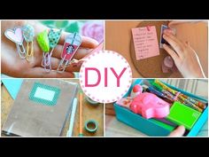 Back To School: Украшаем школьные принадлежности своими руками | DIY - YouTube