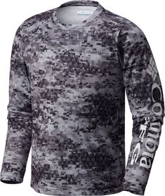Columbia New PFG Large Mouth Bass Short Sleeve T-Shirt Men/'s Large Gray