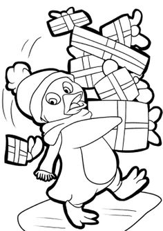 228 best christmas digi s images on pinterest christmas design penguin christmas coloring pages