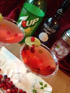 cherry bomb mocktail holiday drink ideas from 7up and canada