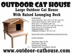 outdoor cat house plans | unfinished insulated cat house with outdoor cat house plans | unfinished insulated cat house with