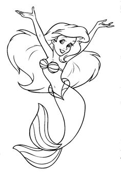 Free Printable Little Mermaid Coloring Pages For Kids Color This Online Pictures And Sheets A Book Of