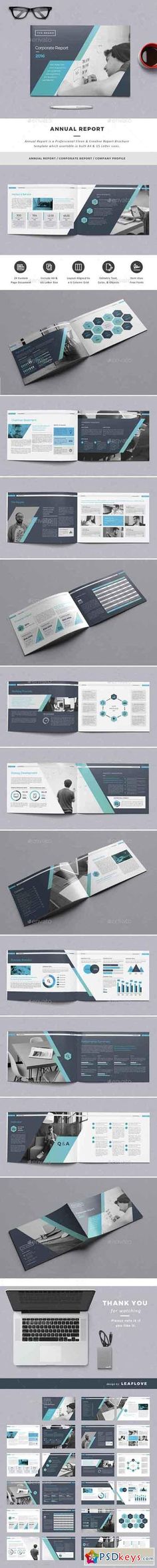 corporate report format