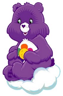 Care Bears Tenderheart sticker decal 3/" x 5/"