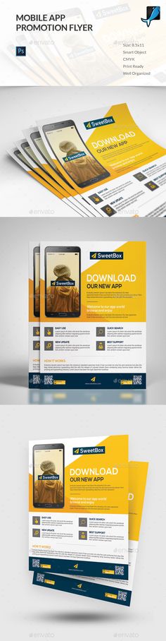 Mobile App Flyer Mobile app, App and Flyer template - discount flyer template Mobile App Flyer Mobile app, App and Flyer template - discount flyer template