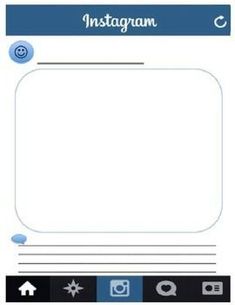 instagram photo template