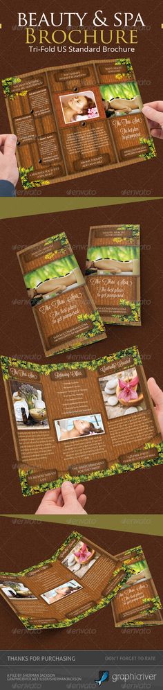 Spa treatment tri fold brochure template will be a good choice for - spa brochure template Spa treatment tri fold brochure template will be a good choice for - spa brochure template