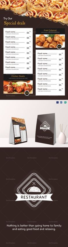 modern restaurant menu template 21 formats included