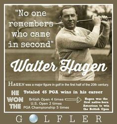 Golf Throwback No One Remembers Who Came In Second Walterh Golf Throwback No One Remembers Who Came In Second Walterh