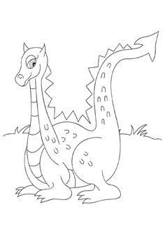 Kids Dragon Coloring Sheets Free At Games Central