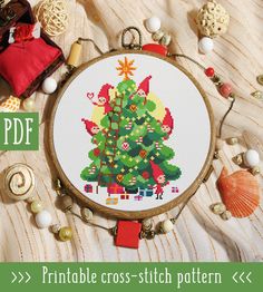 X Jody Rice Bauble Beauty Bright Cards Christmas Cross Stitch Chart
