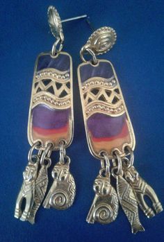 90 Best American Designers Edgar Berebi Jewelry Images On Edgar Berebi Designer Vtg Earrings Dangle Drop Large Signed Enamel Pierced Edgarberebi Dropdangle