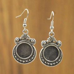Wholesale 20PC 30MM DIY Jewelry Making Findings Silver Circle Hoop Earrings Hook