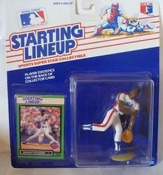 1989 STARTING LINE UP MLB SPORTS SUPER STAR DWIGHT GOODEN FIGURE AND CARD