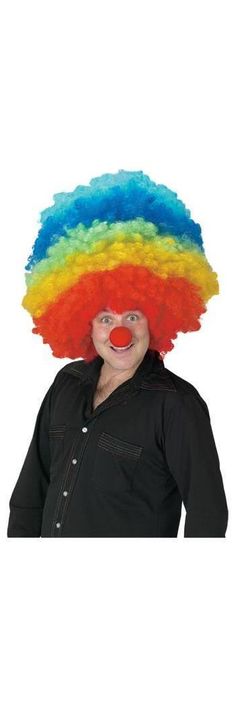 Clown Wig Clown Socks Cute Clown Clown Nose Funny Party Hats Clown Costume Rainbow Clown Accessories