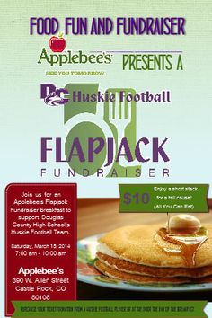 breakfast fundraiser flyer template