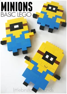 LEGO Minion Building Activity with Basic Bricks