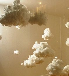 Wonderful Diy Beautiful Cloud Lights Decoration House Pinterest You Will Need Cotton Batting Paper Lanterns Flame Less Candles Hot Glue Gun Step Out The Make It Clouds Look Imagine S Candy