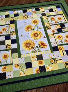Sunflower I/'ll Love You Forever My Mommy 60-102 Washable PreShrunk Quilt 3 Sizes