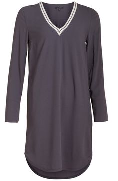 t shirt jurk met split t shirt jurk met split