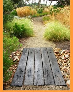 220 Desirable Coastal Gardens Images Landscaping Boards Laid Across A Dry Creek Bed Jim Fogarty Landscape Design