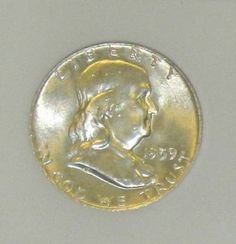 1957 D NGC MS65 FBL FRANKLIN HALF DOLLAR WHITE COINS 90/% SILVER FULL BELLS LINE