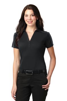 Port Authority Ladies Silk Touch Interlock Polo