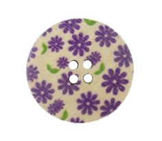 Wooden Buttons Oval Flower pattern Fit decoration Sewing scrapbooking 30mm
