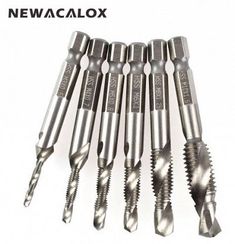 6Pcs Tungsten Carbide Cutting Burr Set Drill Bits Rotary Grinder Grinding YE