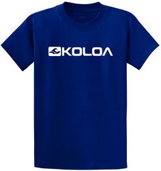 Koloa Surf Wave Logo Mens Solid Rashguard UPF 50 Swim Shirts