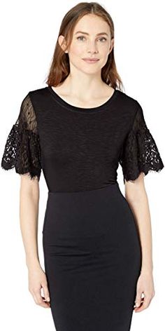 Ladies Short Sleeve V Neck Swirl Floral Print Women/'s Textured Peplum Frill Top