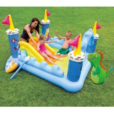 Chezaa Inflatable Pool Float Floaties Blow Up Water Lounge Summer Beach Swimming Pool Chair Multi-Purpose Floating Hammock Party for Toys Kids Adults Water Fun