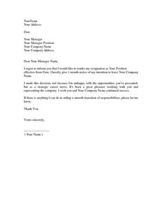 17 best resignation letter