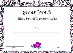funny awards templates free