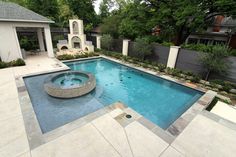 37 Best Preferred Pools Images Swimming Outdoor Fireplaces Modern Style Custom Inground Swimming Pool Spa And Outdoor Fireplace Located In Houston Texas Preferred Pools