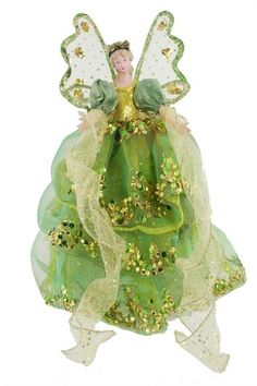 135 Best Christmas Tree Toppers Images On Pinterest Tree Topper Lime Green Angel