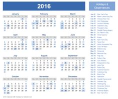 canada calendar 2019 free