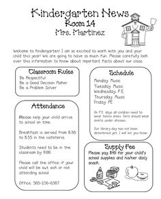preschool newsletter samples preschool newsletters preschool parent newsletters examples