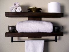 pin by shawn pfaendtner on bathroom shelves and towel racks