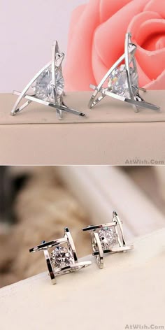 Tooth Stud Earrings Stainless Steel Fashion Tiny Earrings Jewelry For Women