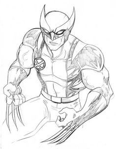 Desenhos Para Colorir Wolverine Para Colorir Criancas Para