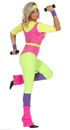 80S PARTY ANIMAL COSTUME FANCY DRESS 1980S