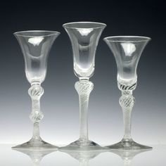 100+ Best Antique Wine Glasses images A GOOD 18TH CENTURY BRISTOL OPAQUE