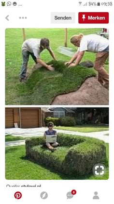 Never seen this before. Pretty cool. #landscapeideasurban Outdoor, Back Garden Landscaping, Garden Planning, Outdoor Gardens, Backyard Garden, Backyard, Backyard Landscaping, Backyard Garden Design, Yard